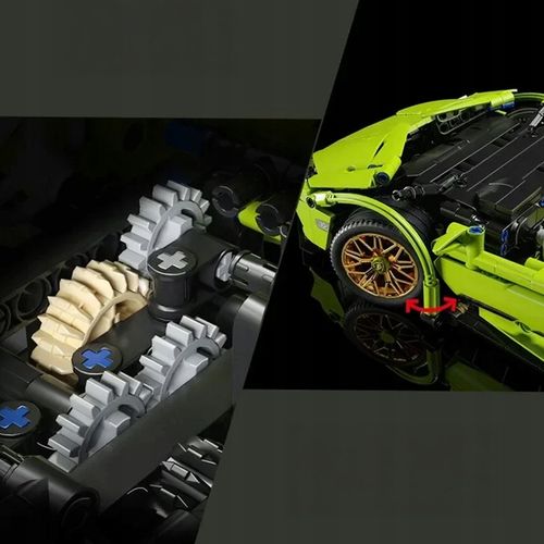 KLOCKI LAMBORGHINI TECHNICZNE AUTO SPORTOWE WYŚCIGOWE XTECH 1254 ELEMENTY na Arena.pl
