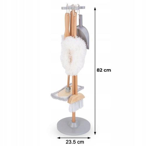 Mamabrum Drewniany Zestaw do Sprzątania Zabawka Edukacyjna Dla Dzieci na Arena.pl