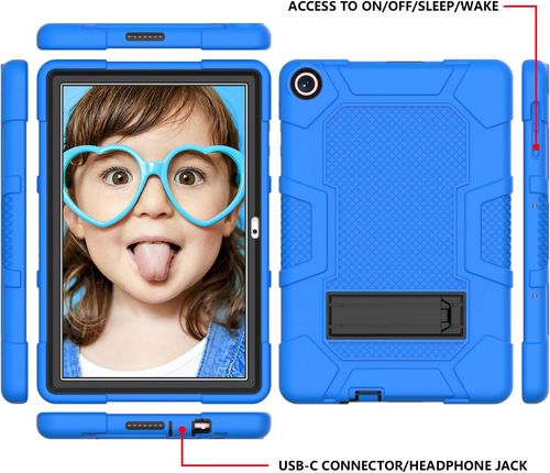 Etui do Samsung Galaxy Tab A7 10.4" Pancerne z Podstawką Niebieskie na Arena.pl