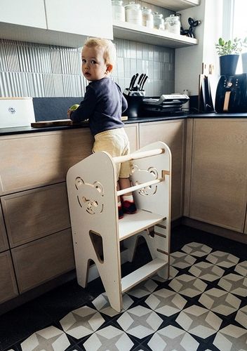 POMOCNIK KUCHENNY DLA DZIECI KITCHEN HELPER MDF + DREWNO POLSKI PRODUKT na Arena.pl