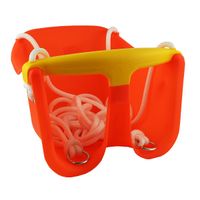 plastikowa huśtawka dla dzieci master pomarańczowa