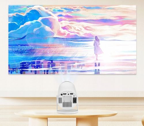 Projektor LED HY300PRO MAGCUBIC rzutnik android Wifi 4K prezent biały na Arena.pl