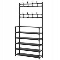 Szafka na buty ITIMPORT 60 x 172 x 28 cm czarny