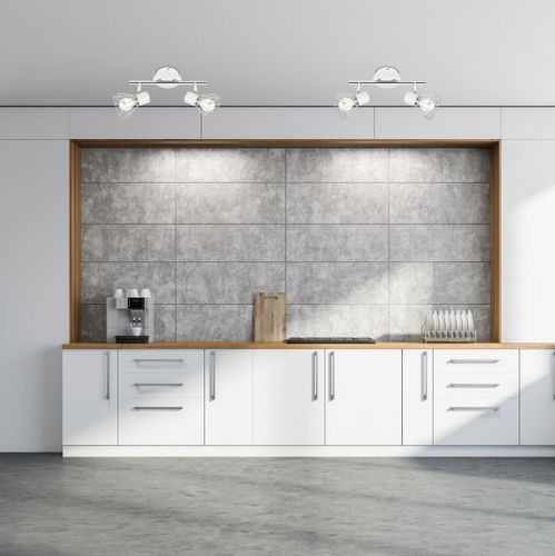 Verve listwa 2x40W E14 biały abażur chrom na Arena.pl