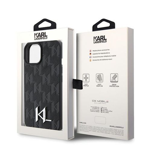 Etui Karl Lagerfeld do iPhone 15, iPhone 14, iPhone 13, Czarny na Arena.pl
