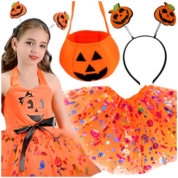 przebranie halloween dla dziewczynki dynia zdjęcie 13