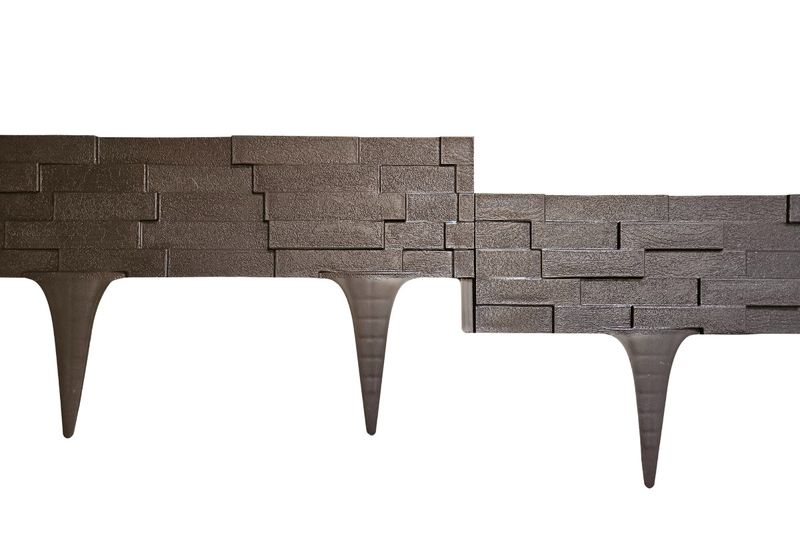 Palisada Stone 80 cm ciemny brąz zdjęcie 5