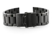 Bransoleta Pacific M3 - Solid Steel - czarna 20mm