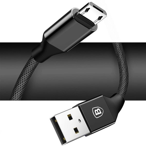 Kabel USB do Micro USB Baseus Yiven 1.5m 2A - czarny zdjęcie 5