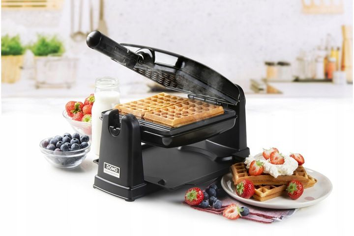 DOMO DO9224W rotacyjna obrotowa gofrownica, gofry 4x7 zdjęcie 14