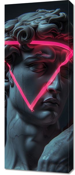 Obraz 40x100cm Neonowy Renesans zdjęcie 1