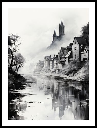 Plakat 39,5x55cm Mglisty Refleks na Arena.pl