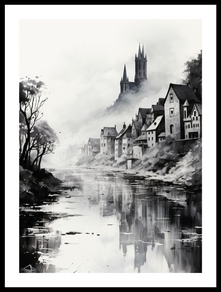 Plakat 39,5x55cm Mglisty Refleks zdjęcie 3