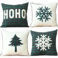 4x ZESTAW POSZEWKA NA PODUSZKĘ ŚWIĄTECZNA POSZEWKI ŚWIĄTECZNE Święta 45X45