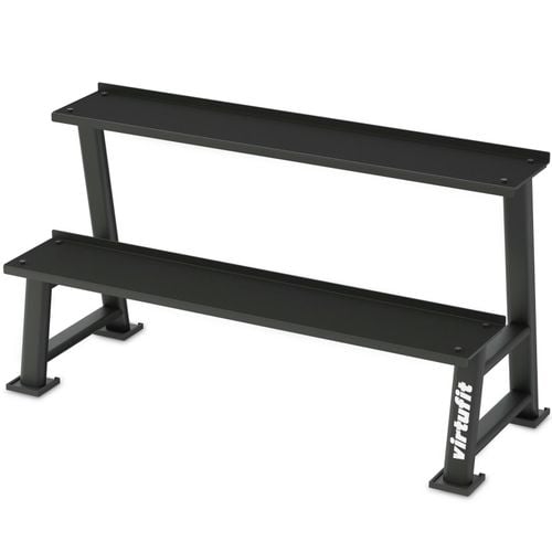 Stojak na kettlebell VirtuFit dwupoziomowy stalowy 250 kg na Arena.pl