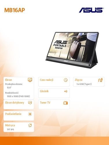 Monitor przenośny USB ZenScreen GO MB16AP na Arena.pl