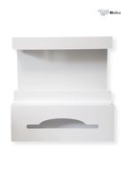 Podajnik (dozownik) na rękawice i fartuchy - potrójny gł. 8,5 cm, zag.