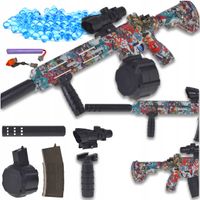 BEZPIECZNY DUŻY KARABIN AUTOMATYCZNY AKUMULATOR ZESTAW NA KULKI ŻELOWE