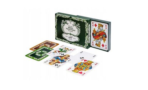 Karty podwójne, liście dębu. Piatnik na Arena.pl