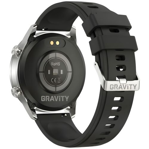 smartwatch gravity srebrny 2 paski gt10-8 na Arena.pl