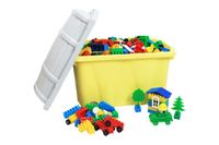 ZESTAW W PRAKTYCZNYM KUFERKU KLOCKÓW