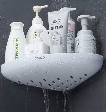 PÓŁKA ŁAZIENKOWA NAROŻNA POD PRYSZNIC ECOCO zdjęcie 10