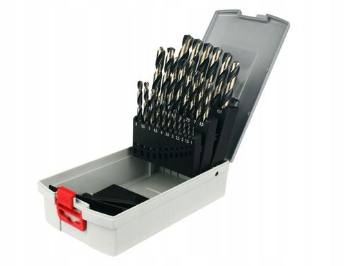 ZESTAW 25 wierteł do stali, metalu, tworzyw i drewna BOSCH HSS na Arena.pl