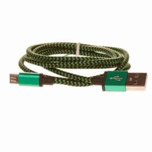 Kabel CellFish USB/micro USB, 1m (PLUSBKABELGREEN) Zielony na Arena.pl