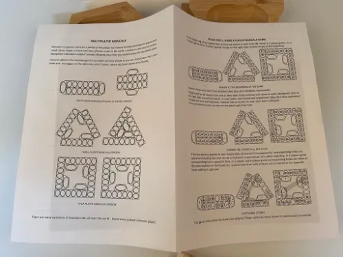 MANKALA UNIWERSALNA - DLA 2-3-4 GRACZY - DREWNIANA na Arena.pl