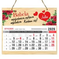 PREZENT NA DZIEŃ BABCI KALENDARZ 2026 Z NADRUKIEM