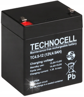 Akumulator AGM TECHNOCELL serii TC 12V 4,5Ah