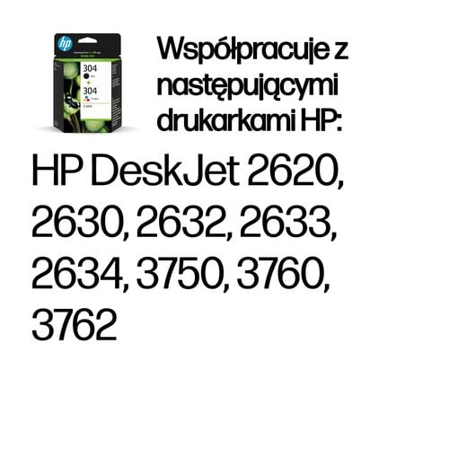 Zestaw Tuszy HP 304 CMYK (3JB05AE) na Arena.pl