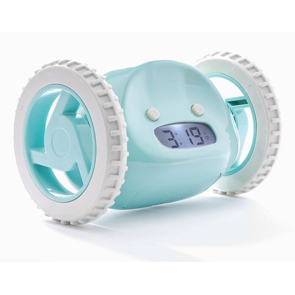 Uciekający Budzik Clocky Aqua Blue / Morski Błękit zdjęcie 4