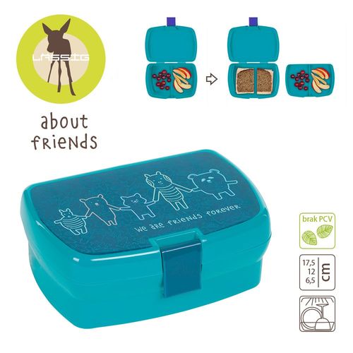 Lassig - Lunchbox About Friends niebieski na Arena.pl