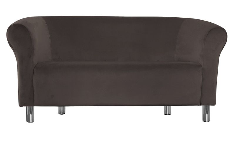 Sofa Milo MG05 brąz nogi chrom zdjęcie 1