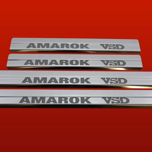 Listwa progowa VOLKSWAGEN AMAROK  AMAROK VSD Stal nierdzewna 304 połysk 4sz na Arena.pl