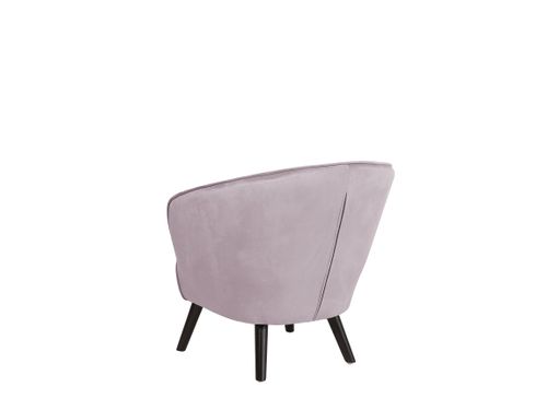 Fotel welurowy różowy DALA na Arena.pl