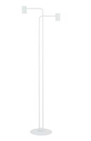 Metalowa lampa podłogowa Luis do jadalni stojąca biała