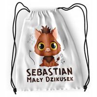 Plecak Sportowy Szkolny Sebastiana Syna Dziecka Z Nadrukiem Ze Zdjęciem