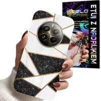 ETUI CASE DO REALME 12 PRO 5G / PRO + - MARMUREK GEOMETRIA WZORY DLA KOBIET