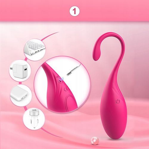 WIBRATOR STEROWANY APLIKACJĄ WIBRUJĄCE JAJKO MASAŻER SEX EROTYCZNY JAJECZKO na Arena.pl