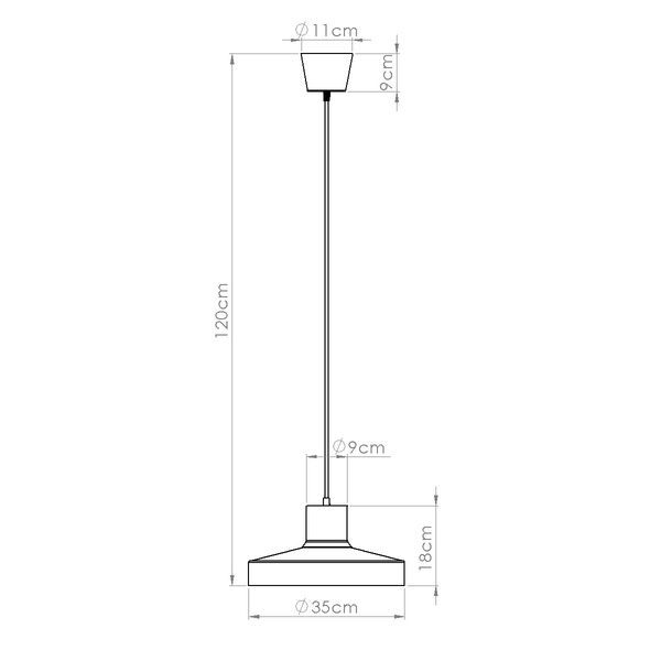 Lampa wisząca BILO beżowa zdjęcie 10