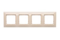 Simon54 Ramka 4- krotna DR4/41 beżowy