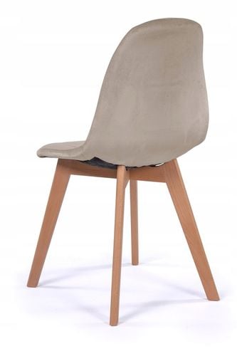 KRZESŁO TAPICEROWANE SKANDYNAWSKIE WELUR VEGAS na Arena.pl