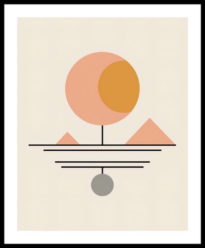 Plakat 40x50cm Geometryczna Utopia na Arena.pl