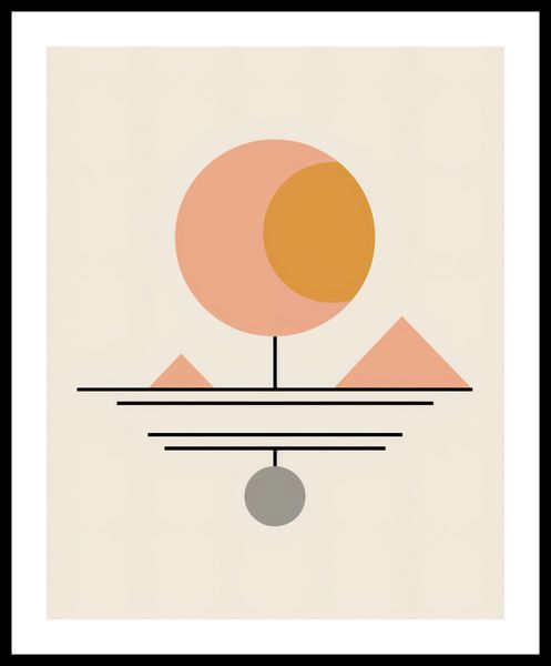 Plakat 40x50cm Geometryczna Utopia zdjęcie 3