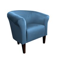 Fotel Milo nogi 20cm venge niebieski MG33