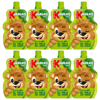 Kubuś Mus 100% jabłko banan 100 g x 8 sztuk