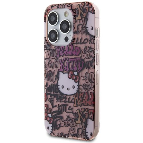 Etui Hello Kitty do iPhone 15 Pro, Różowy na Arena.pl