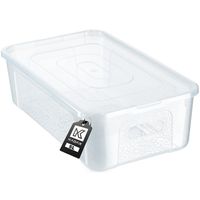 KADAX Pojemnik Organizer 5L Pudełko Zabawki Plastikowe Z Pokrywą Bezbarwny